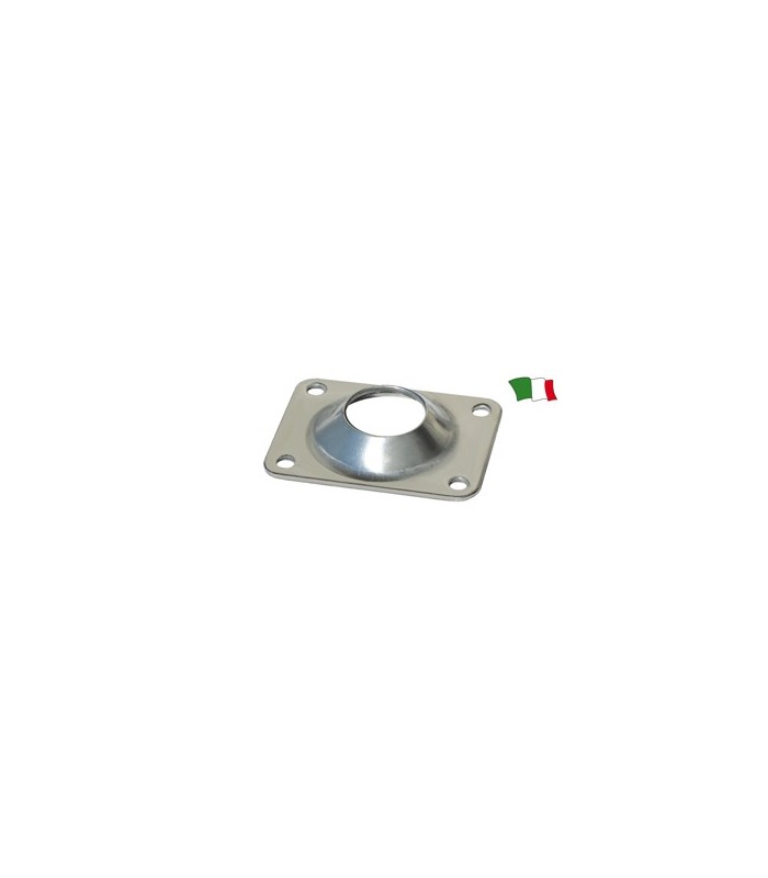 Baza dreptunghiulara la 90° din inox 