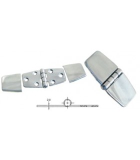 Balama inox cu capac pentru suruburi