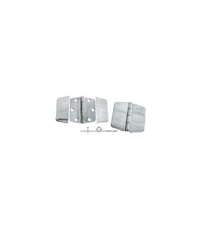 Balama inox cu capac pentru suruburi