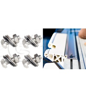 Surub cu cap ciocan din inox AISI 316